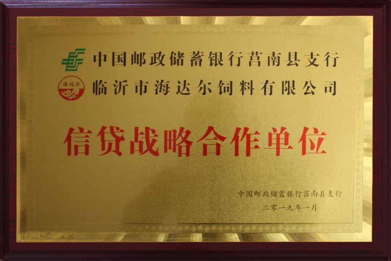 信贷战略合作单位